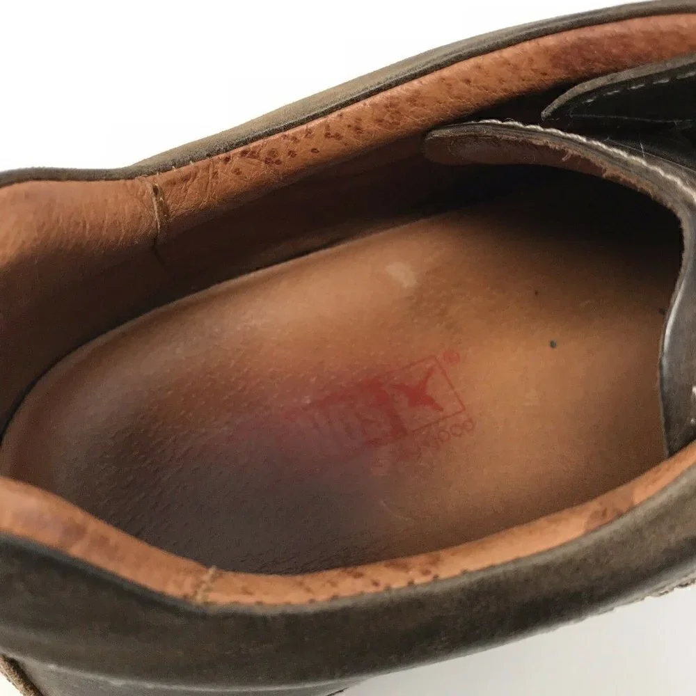 Pikolinos Spain Brown Leather Moc Toe Boots 13